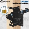 BOODVON Self Locking Gate Latch for Wooden Fence, Heavy Duty