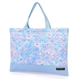 COLORFUL CANDY STYLE NT908200 Kindergarten Entrance 6-Piece Set, Lesson Bag, Shoe Case, Drawstring Gymnastics Clothes Bag, Lunch Bag, Cup Bag, Small Items, Back Cloth Apron, 100-120, Moonlight