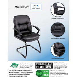 BOSS Office Products Chairs Guest Seating, Black