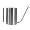Esschert Design Modern Style Cylinder Watering Can, Stainless Steel