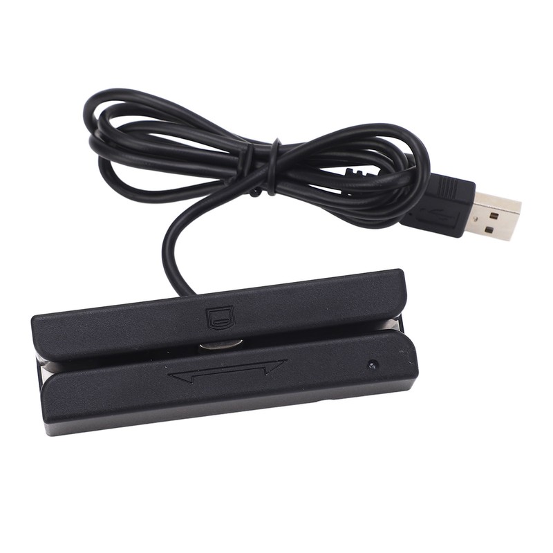 3 Track Magnetic Stripe Card Reader Bidirectional Manual USB Card