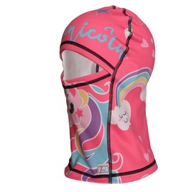 7-Mi Children's Balaclava Ski Mask Windproof Winter Boys Girls Cold Weather Winter Sports Skiing Cycling, pink