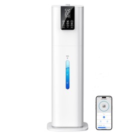 8L/2.1 Gal Smart Humidifier Large Room, Top Fill Cool Mist Humidifiers for Bedroom with App & Remote Control, Night Light, 24H Timer, Aroma Box & 360° Nozzles, Humidifier for Home, Office & Plants