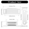 Andibro Pack of 4 Cabinet Magnet Latches, White Magnetic Catch