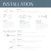 Elrene Home Fashions Serena Single Curtain Rod for Curtains and