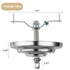 SHENGQINGTOP Heavy Duty Light Fixture Canopy Kit 5.3 Inches Diameter