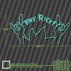 Tiny Rick Window Peeker - 8.0"x4.0" - Vinyl Decal Sticker