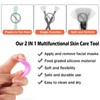 Face Scrubber,2 PCS Silicone Face Brush,Facial Cleansing Brush for Exfoliating,DIY