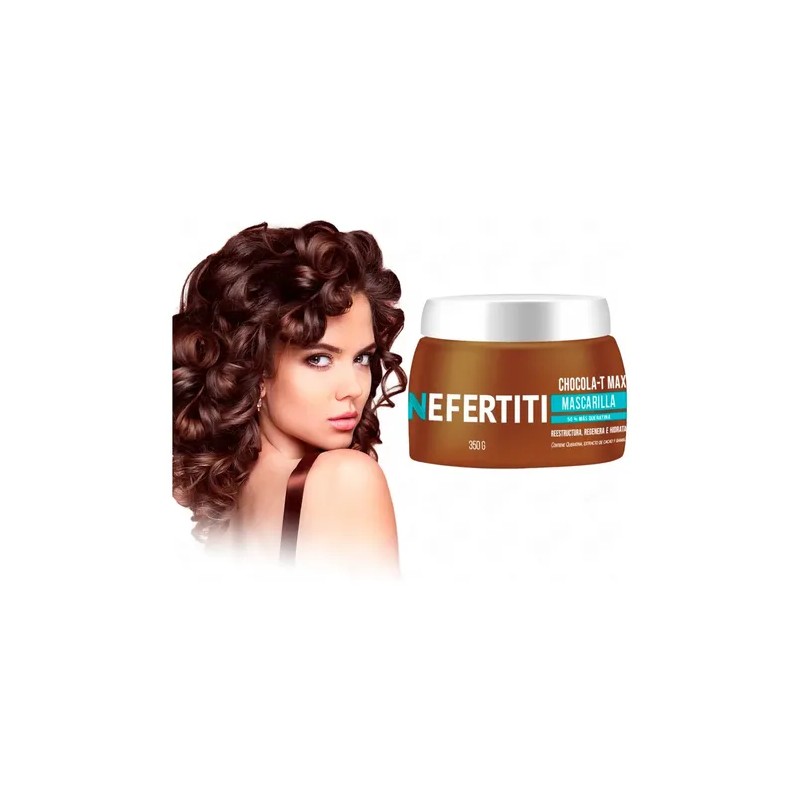 Estuche Nefertiti Shampoo, Crema Y Mascarilla Chocola-t Max