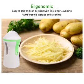 Spiralizer Vegetable Slicer, Spiralizer for Veggies, Compact Handheld Vegetable Spiralizer Cutter, Zucchini Noodle Maker for Quick Noodle Making