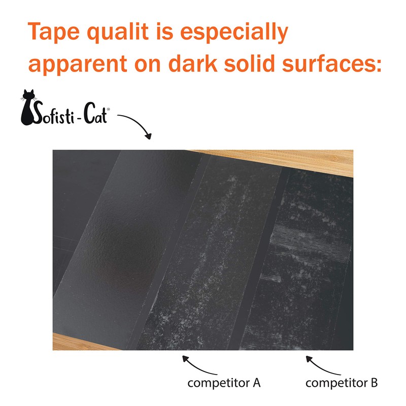 Sofisti-Cat Training Tape, Cat Tape for Furniture, Scratch Deterrent Keep