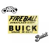 CARS 1941-1948 Buick 8 Fireball Valve Cover Decal | New