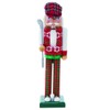 Kurt S. Adler 15-Inch Red and Green Golfer Nutcracker, Multi