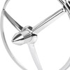 Chrome Tri Bar Bullet Spike Style 7" Headlamp Trim Ring