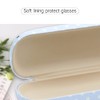 PERFECTSIGHT Hard Shell Eyeglasses Case, PU Leather Protective Glasses Case,