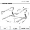 SHELFLOVER Laptop Stand Aluminum Alloy Material, Detachable PC Stand Notebook