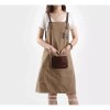 캔버스 앞치마 목공용 바리스타 공방 [회색] Canvas Apron for Woodworking