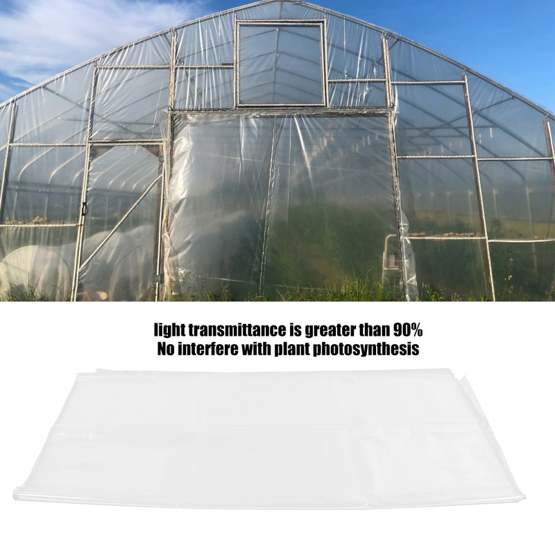 PE Plastic Film Transparent Dustproof Garden Plant Cover Greenhouse Agricultural