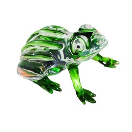 couponhub Crystal Frog Glass Art Statue Crystal Frog Decoration Series Glass Home Desktop Simulation Animal Decoration Decoration Decoration Decoration Decoration Decoration Gift for Mom