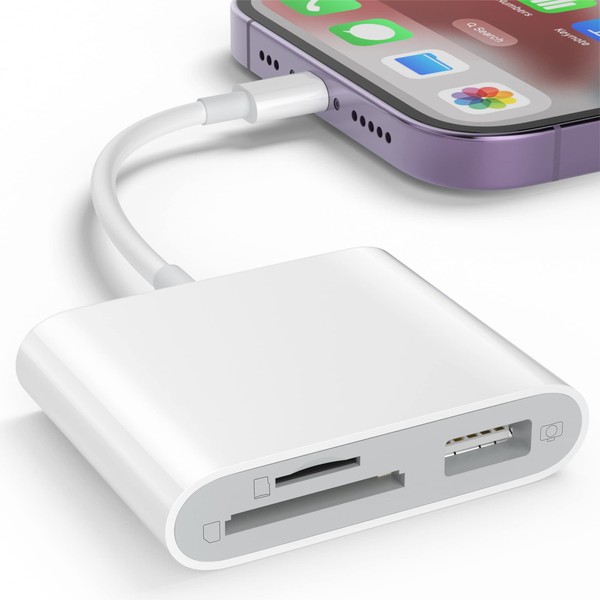 SZHAIYIJIN SD Card Reader for iPhone, Memory Card Reader with