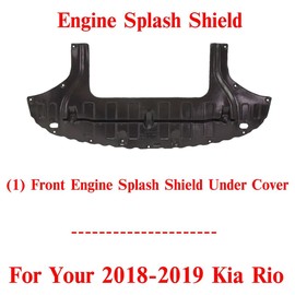 US AUTO PARTS PLUS New Front Engine Splash Shield Under Cover Direct Replacement for Kia Rio 2018-2019 29110H9000 KI1228161