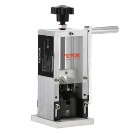 VEVOR Manual Wire Stripping Machine, 0.06''-1.18'' Copper Stripper with Hand Crank or Drill Powered, Visible Stripping Depth Reference, Portable Aluminum Frame Wire Peeler for Scrap Copper Recycling