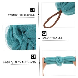 SAFIGLE 2Pcs Back Cleaning Towel Creative Long Bath Flowers Lightweight Shower Exfoliating Tool for Home and Dormitory for Daily Body Deep Cleaning and Convenience