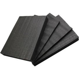 Polyurethane Foam Sheets - 16 x 12 x 2 Inch Polyurethane Pick Apart Foam Inserts Pads- Pluck Pre Cube Sheet Foam with Bottom Use for Board Game Box Cases Storage Drawer