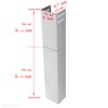 Wall Mount Range Hood Extension Stainless Steel Pipe Durable Extended