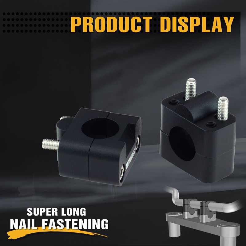 Sawrain Universal Motorcycle Handlebar Risers for 1-1/8" 28mm 7/8" 22mm