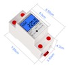 Electricity Meter, DIN Rail, LCD Digital AC Meter, DIN Rail