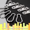 Mardatt 8Pcs 304 Stainless Steel Pad Eye Plate U Hooks