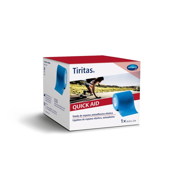 Tiritas Quickaid Espuma 6 cm x 2 m Azul