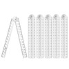 6Pack Ruler 30cm Folding, Clear Foldable Ruler, Geometric Measuring Tool