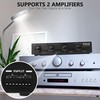 Pyle 4 Channel High Power Stereo Speaker Selector with Volume