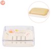 cosmos transparent lid soap box 3ea