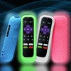 4 Pack Cover for Roku Remote, Battery Cover for TCL