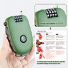 Combination Lock, 4 Digit Padlock, Small for Suitcases and Bicycles,