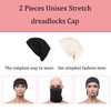 Leeven 2 Pieces Dreadlock Sleep Shower Caps
