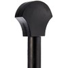 SZCO Supplies 17” Black Wooden Full-Sized Helmet/Headwear Display Stand with