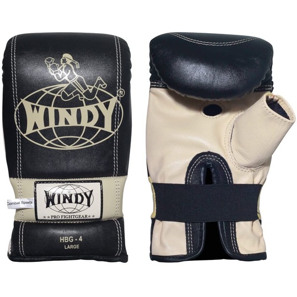 Windy Slip-On Bag Gloves, Black, Large