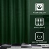 SPXTEX Dark Green Shower Curtains 72 inches Long Waterproof Fabric