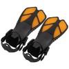 2pcs Adjustable Snorkel Fins Soft TPR Open Heel Long Diving