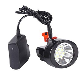 Yongkist Rechargeable Cap Mining Lamp 1+6 LED Light Source Coal miner Light for Hard hat Waterproof LED Miner Lamp Explosion Proof Headlight for Outdoor Professional Works (Red)