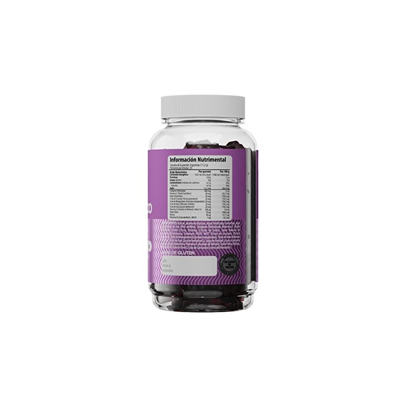 Belabear Ácido Hialurónico - Sabor Frambuesa - Granada, Mangosteen, Noni,