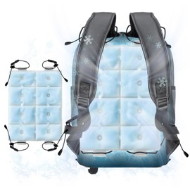 Cool Pad for Backpacks, Back, Cool, Heatstroke Prevention, Cooling Sheet, Cool Carriage, Stroller, Children, School Bag, Outdoors, Climbing, Summer, Thin, Lightweight, White