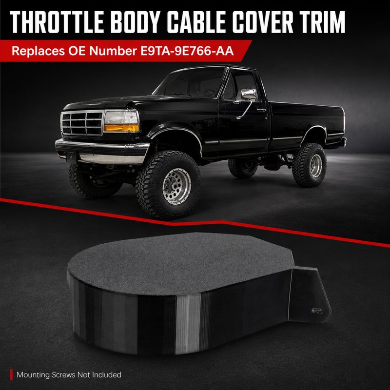 Throttle Body Cable Cover Compatible with 1987-1996 Ford F-150 F-250