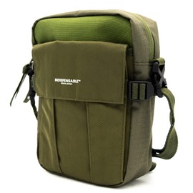 IDP QUICK SHOULDER BAG BUDDY MIL Body Bag, Shoulder Bag, Multi Pouch, Sacoche, Small, Cross-body Bag, Men's, Women's, Unisex, Khaki