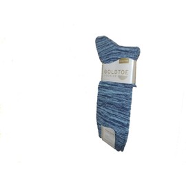 Gold Toe Pima Cotton Jersey Crew Socks (9-11, Light Aqua)