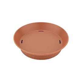 G.E.T. RB-891-TER Round Serving Basket with Drainage Slots, 12", Terra Cotta (Set of 12)